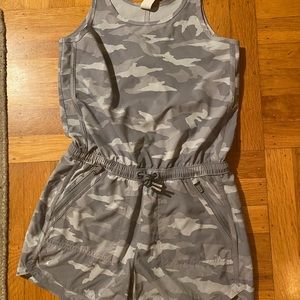 Camouflage Athleta girls romper